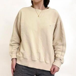 GIORDANO® MEN'S VINTAGE DISTRESSED CREWNECK SWEATSHIRT.